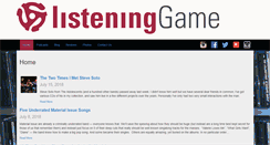 Desktop Screenshot of listeninggame.com