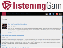 Tablet Screenshot of listeninggame.com